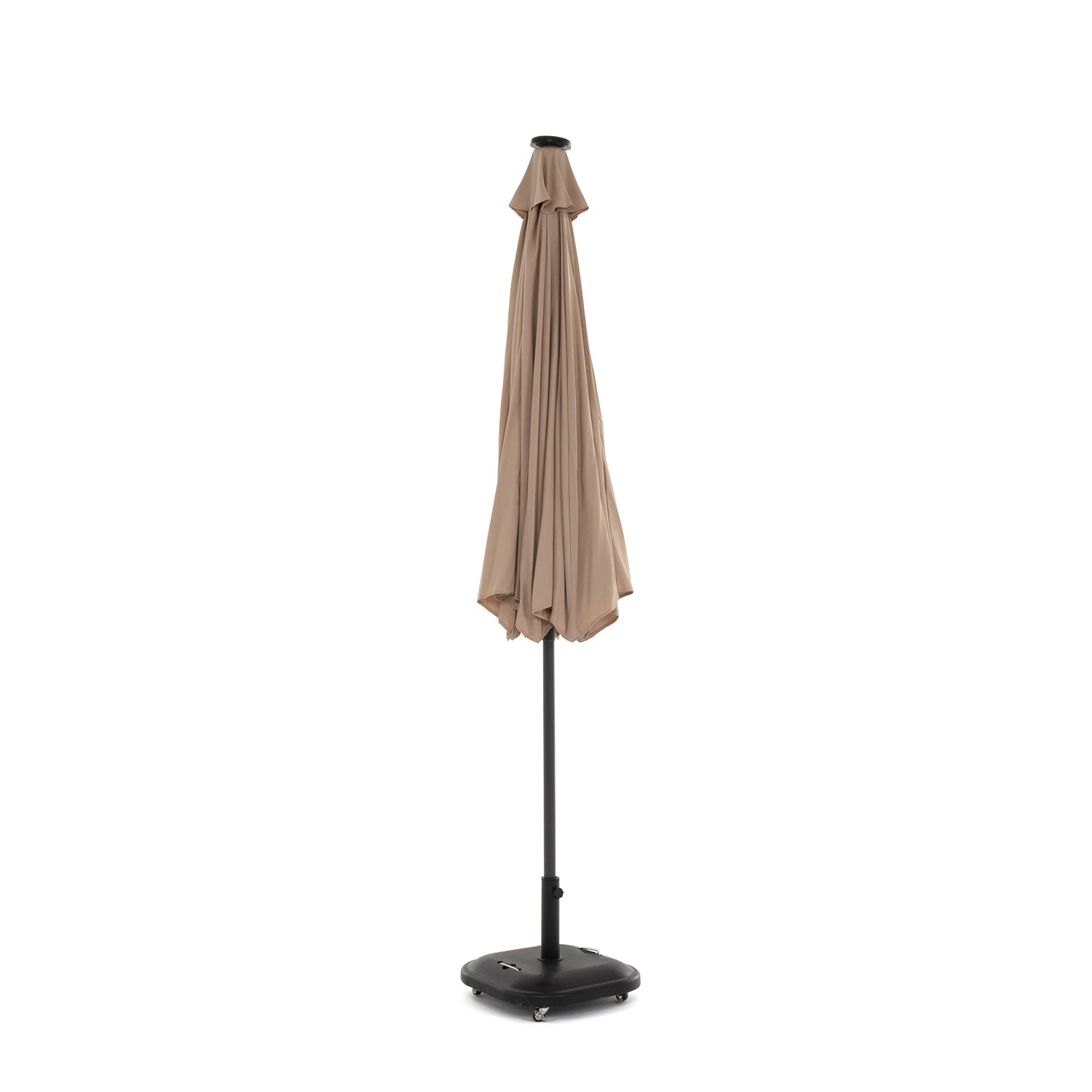 VESTIAMO CASA GIARDINO - Ombrellone da giardino con 32 LED e Pannello Solare Camel diametro 3 metri